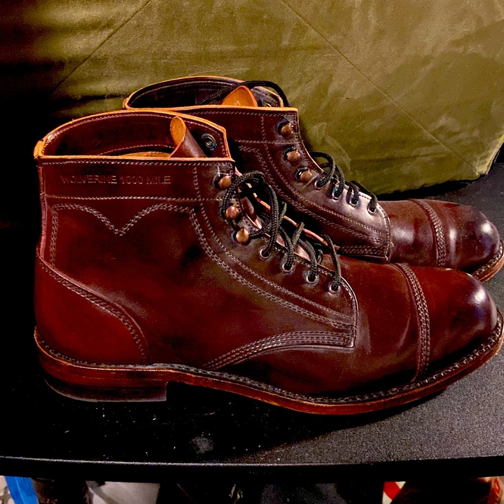 Wolverine 1000 Mile Cordovan Leather Men’s Boots